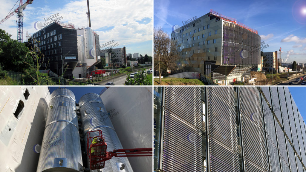 Installation solaire thermique centralisée collective - Résidence Étudiante Paris