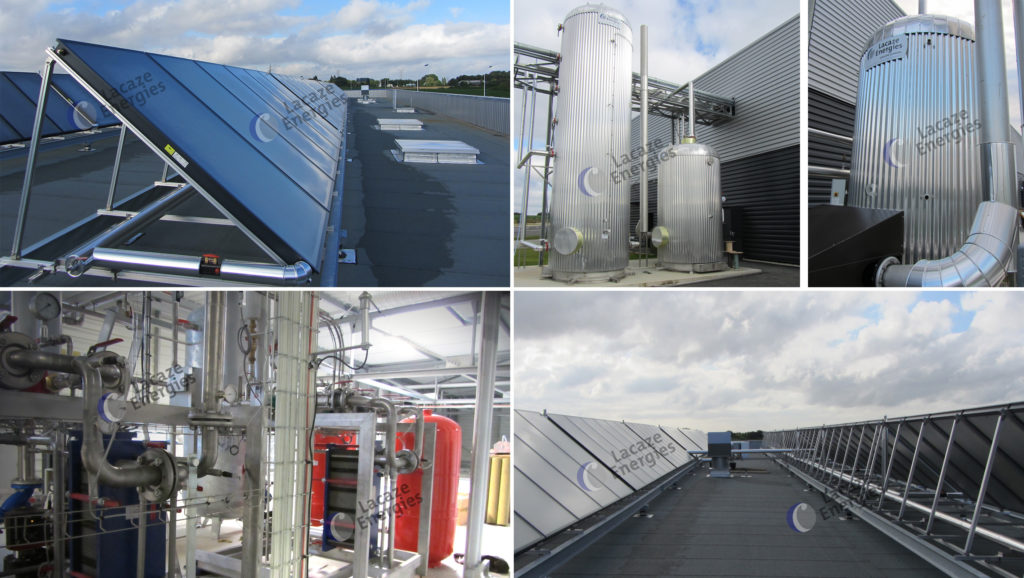 Installation solaire thermique - Usine agroalimentaire - Bretagne